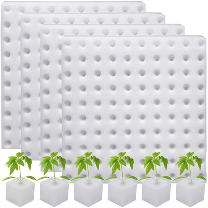 Eshylala hydroponic sponge square seedling for efficient seed starting in greenhouses.