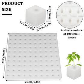 Eshylala square seedling sponge 25mm for precise planting holes.