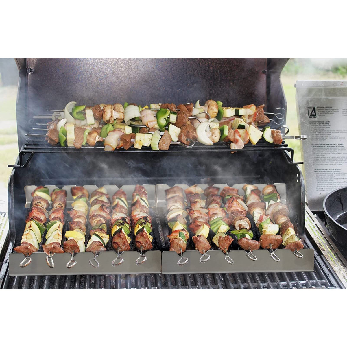 Esie Houzie skewers rack used as table presentation piece