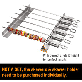 Esie Houzie rack fits flat, round and various skewers
