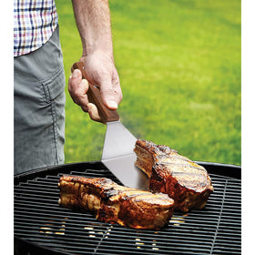 Esie Houzie 12-inch griddle tongs for precise handling on flat tops and grills