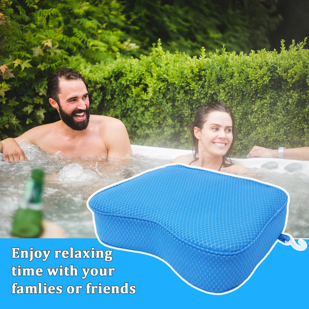 Esme L&H booster seat in 3D mesh fabric for quick drainage