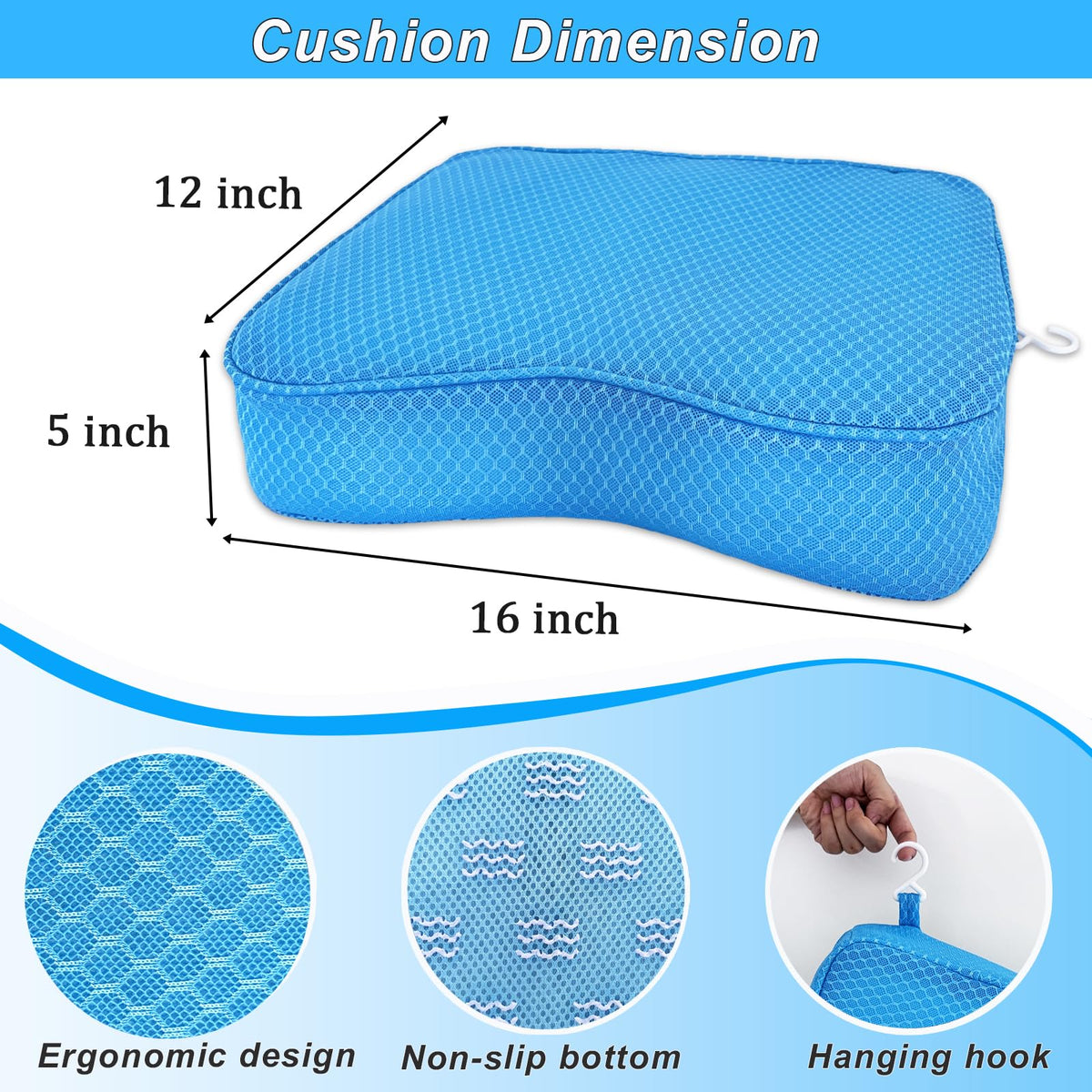 Esme L&H booster seat with non-slip bottom secured to tub surface