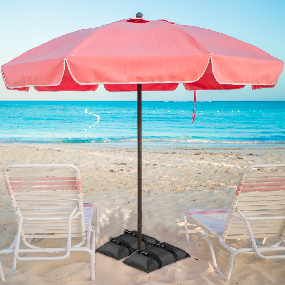 Easy installation and removal make outdoor setups quick.