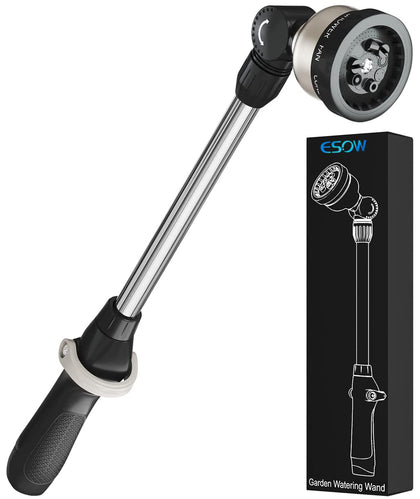 ESOW garden hose wand 16-inch with extended reach for hanging baskets.