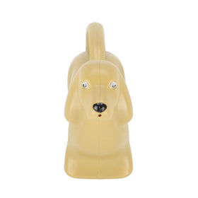 Garden scene with Esschert Design dachshund watering can serene care