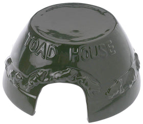 Esschert Design toadhouse front view—cozy ceramic shelter for garden toads.