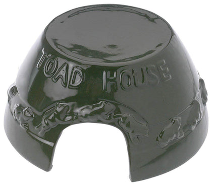 Esschert Design toadhouse front view—cozy ceramic shelter for garden toads.