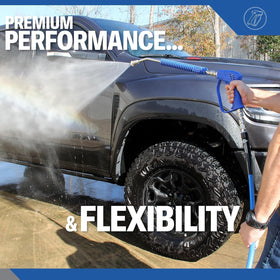 Essential Washer compact design makes tight-space cleaning easier