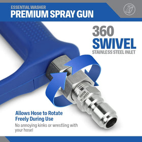 Essential Washer gun compatible with foam cannons for better suds