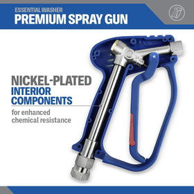 Essential Washer high-pressure gun delivers up to 4000 PSI for stubborn grime