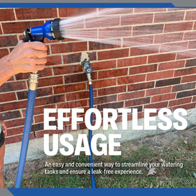 Essential Washer packaging includes four fittings with simple setup guide.