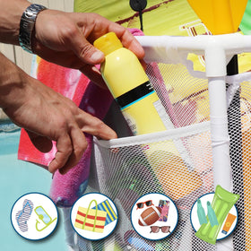 Essentially Yours bin features lockable wheels for stationary placement or easy mobility.