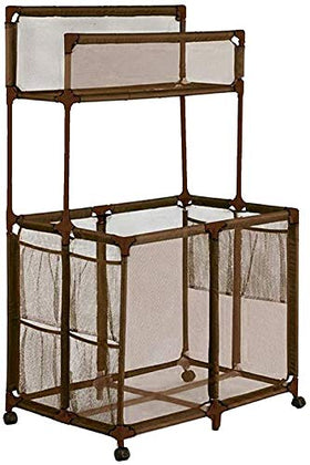 Essentially Yours mesh compartments organize noodles, floats, balls, and toys.