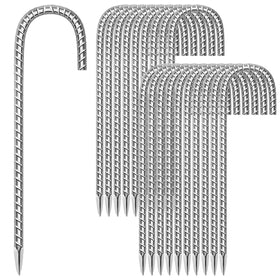 ESSFF 20-pack ground stake 12in for stable tent and fence anchoring