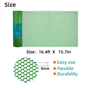 ESSFF decorative green mesh fence enhances garden aesthetics while protecting boundaries.