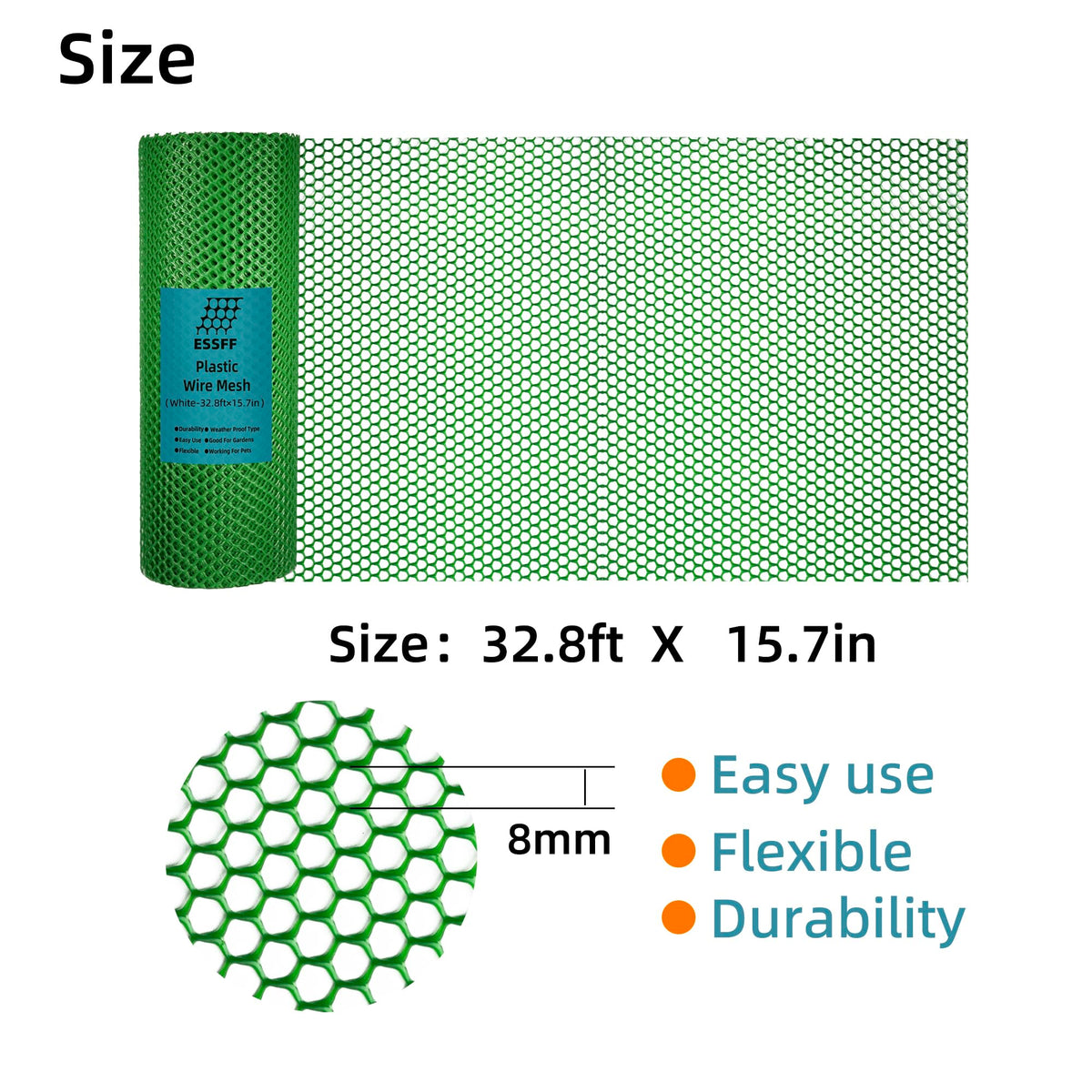 ESSFF barrier for dogs-rabbits-chickens shows versatile outdoor containment.