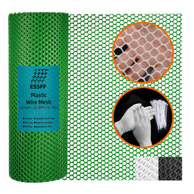 ESSFF green netting roll close-up showing durable outdoor mesh.