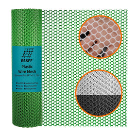 ESSFF Pet and Garden Safeguard roll in green netting for versatile outdoor fencing.