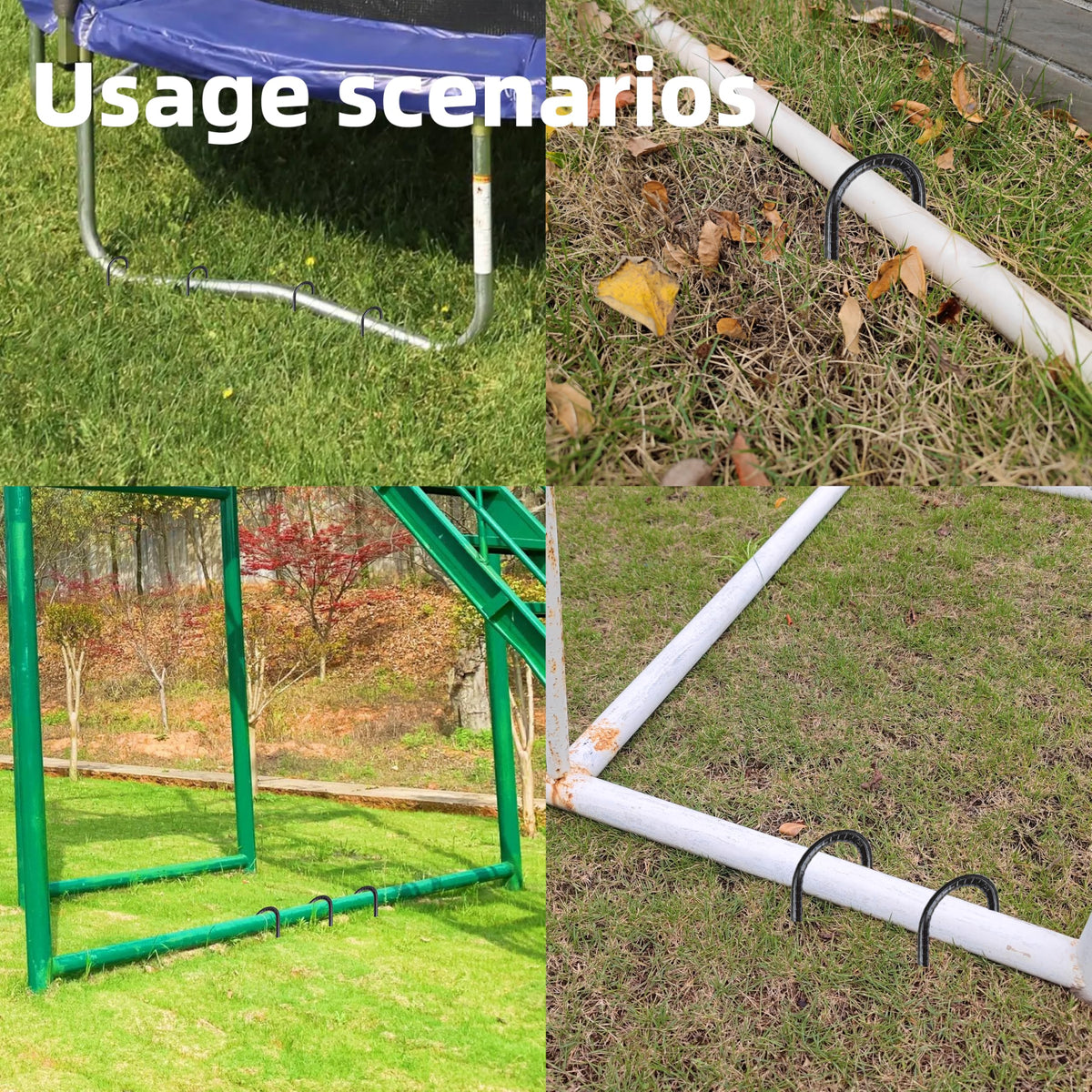 ESSFF weather-resistant stake withstands rain and snow for outdoor durability.