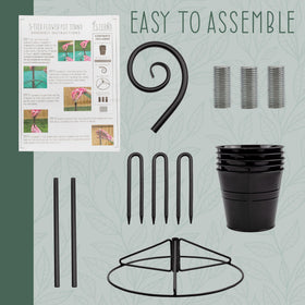 Esterno all-metal construction for durable outdoor use