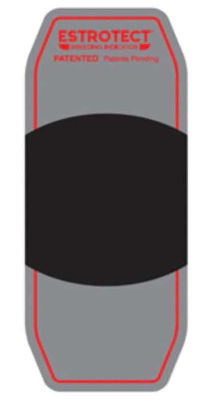 Estrotect heat detector red/orange indicator signals mounting activity for timing AI protocols