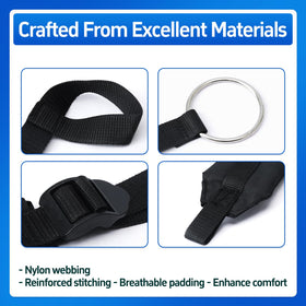 Esttlamer back attachment demonstrates secure fit against the back