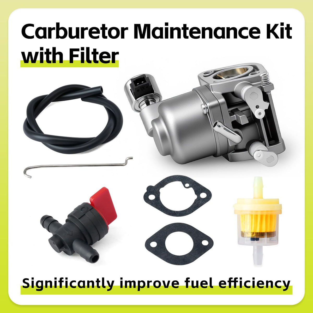 Esttlamer inline fuel filter closeup highlights clean fuel flow