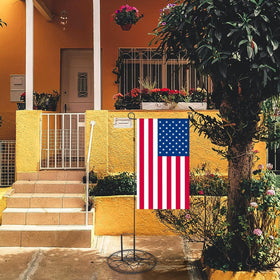 ESTTOP antique-black matte finish adds decorative touch for patio or porch displays