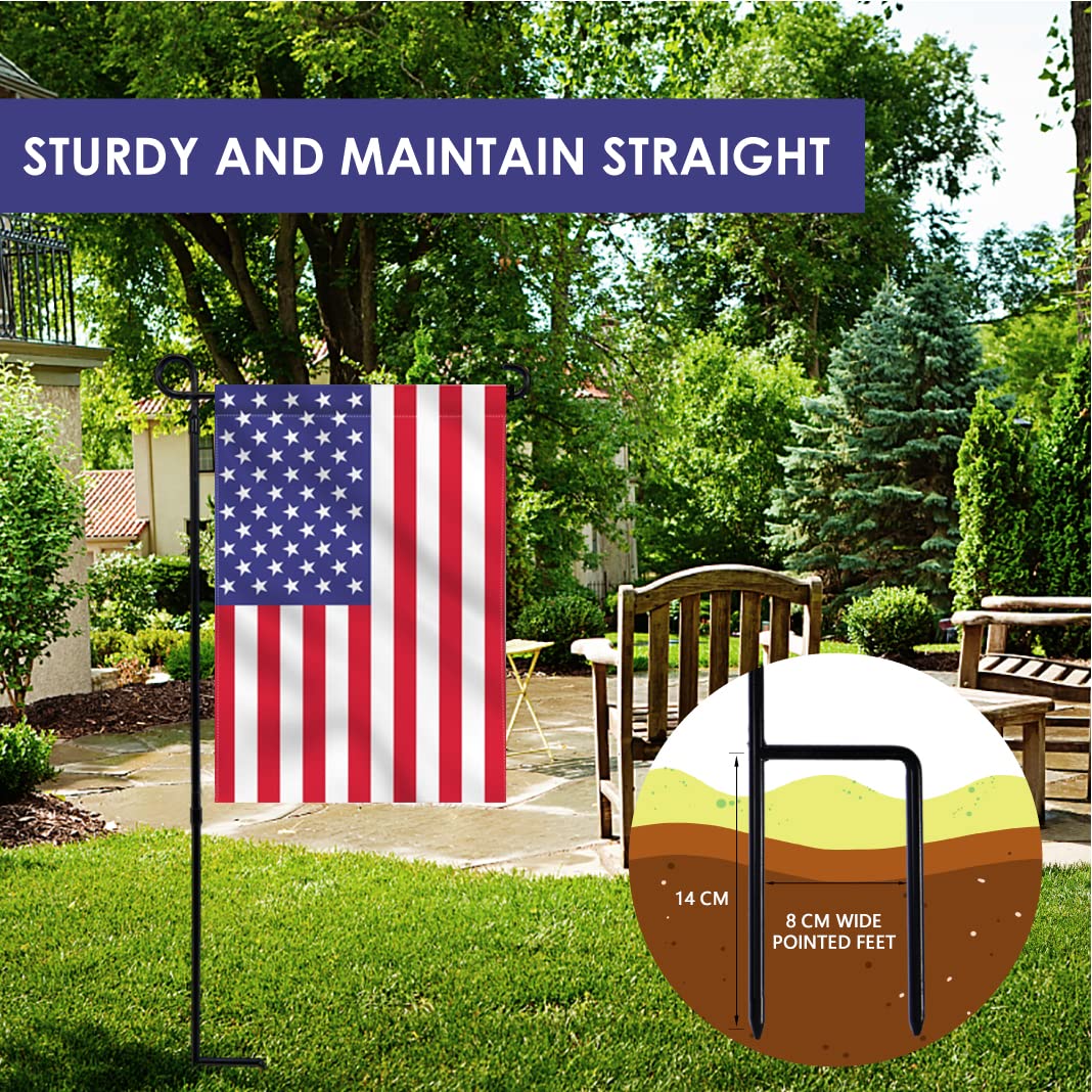 ESTTOP flag holder 3-piece design installs quickly for secure setup