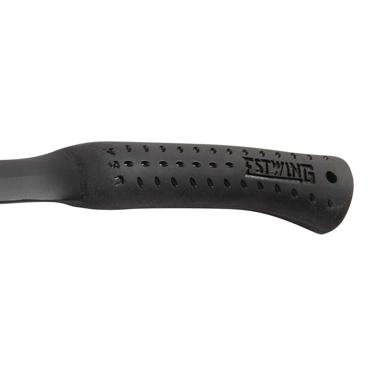 Estwing Camper's Axe with ballistic nylon sheath and belt loop for easy carry.