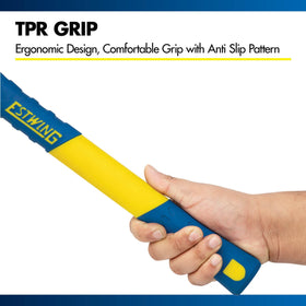 Estwing tool breaks ground in rocky soil with precise, efficient action.