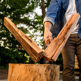 Estwing Fireside Friend Axe forged in one piece emphasizes rugged durability
