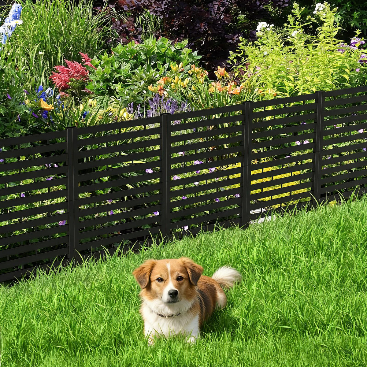 Eteli odorless plastic fence panel offers safe play area boundaries