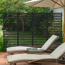 Eteli garden fence helps protect plants and define borders in yards