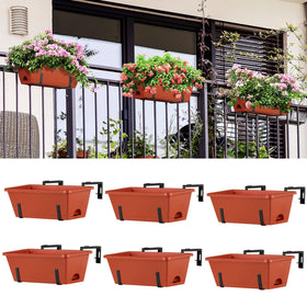 ETELI garden rail display shows versatile balcony and fence placement.