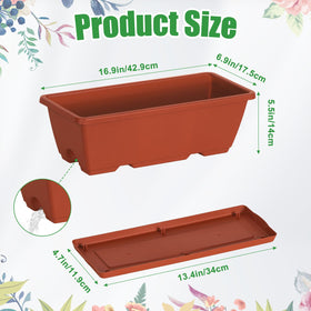 ETELI railing planter brackets provide secure hanging on most railings.