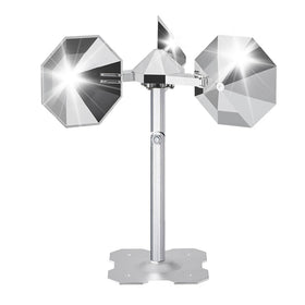 Etermeish Bird Scare Reflector rotating to deter birds in outdoor spaces