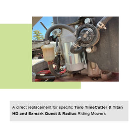 Eterpace direct-replacement starter motor shown for quick, hassle-free repairs.