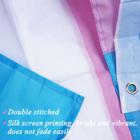 ETHOON 100% polyester flag with double stitching and rope grommets.