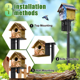 ETICSIPA 74inch height pole ready for high-view bird watching.