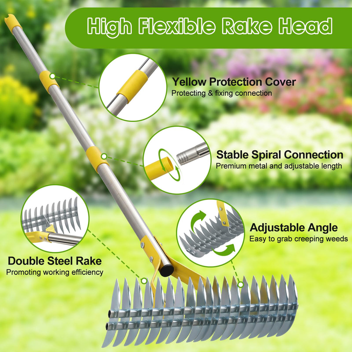 ETICSIPA dead grass removal helps improve air and nutrient access in lawns.
