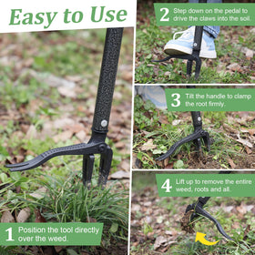 Durable steel tube and rust-resistant coating ensure years of use