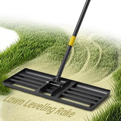 ETICSIPA lawn leveling rake blade 30x10 for fast soil leveling