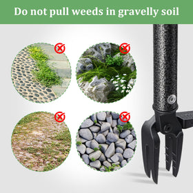 Lightweight design for easy transport and quick weed tackling across yards