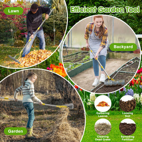 ETICSIPA long-handle design reduces bending for comfortable use.