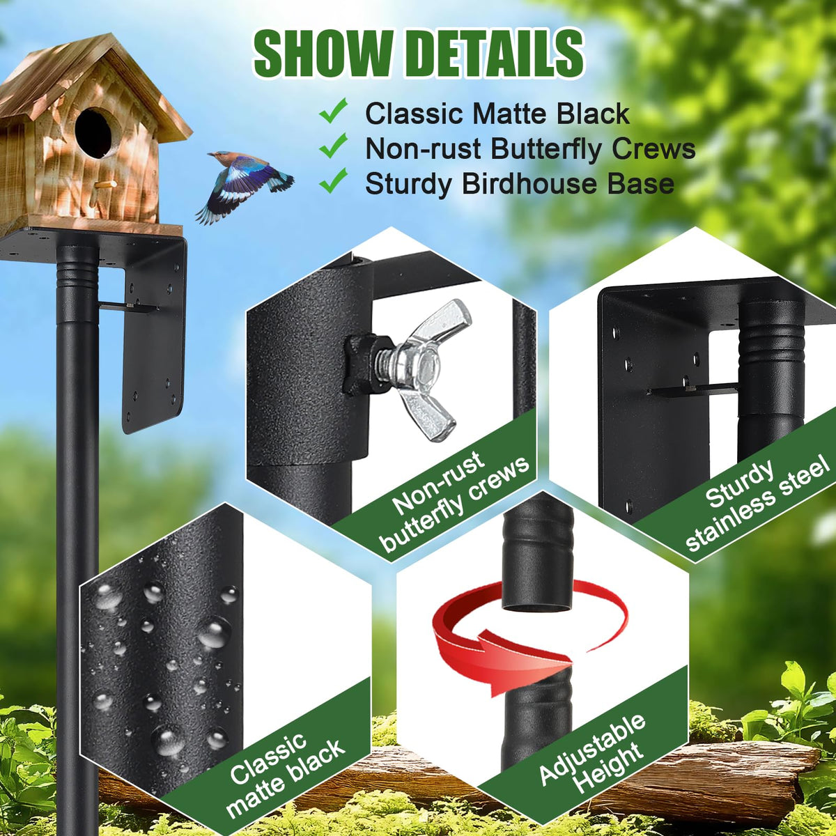 ETICSIPA 3-in-1 mounting options for top, wall or side.