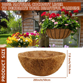 Etnorsu coconut fiber liner material is breathable and eco-friendly.