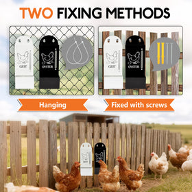 ETSSXYSO versatile feeder holds oyster shell, grit, and pellets for healthier digestion.