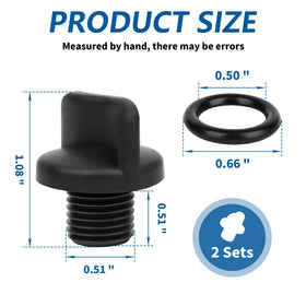Two-pack set for quick replacement on Zodiac and Jandy pump systems.